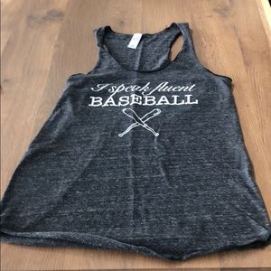 I speak fluent Baseball Tank